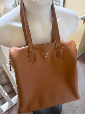 Matt & Nat Cognac Vegan Leather Tote